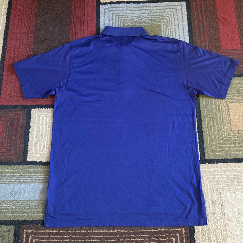 Peter Millar Solid Navy Blue 3 Button Polo Shirt … - image 3